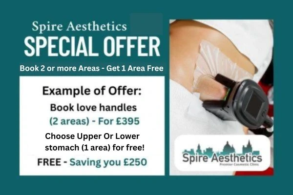 Fat Freezing Promotion Frimley from Spire Aesthetics - Book Today!