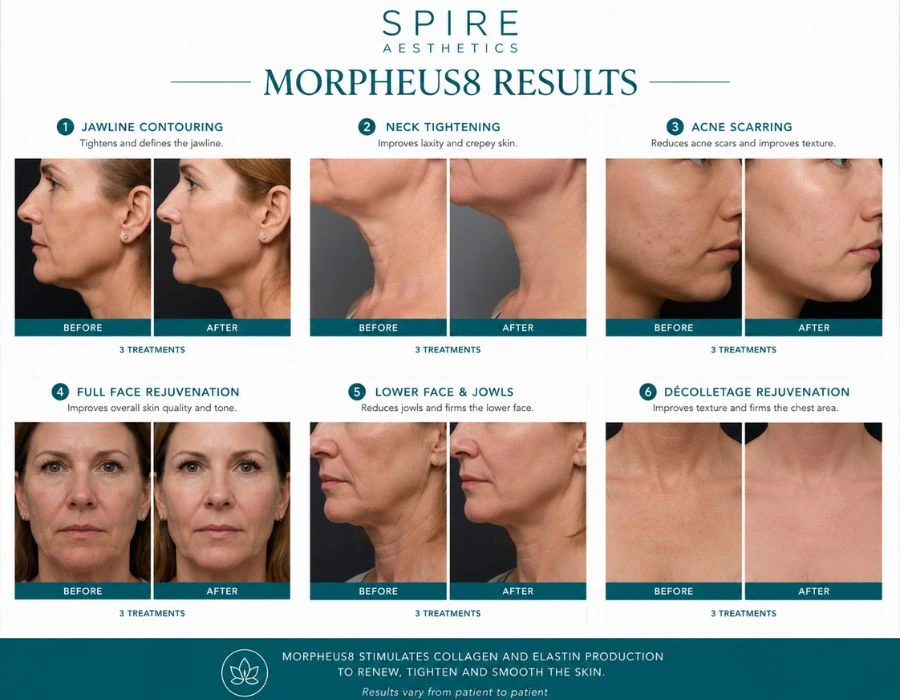 RF Microneedling Skin tightening Frimley results
