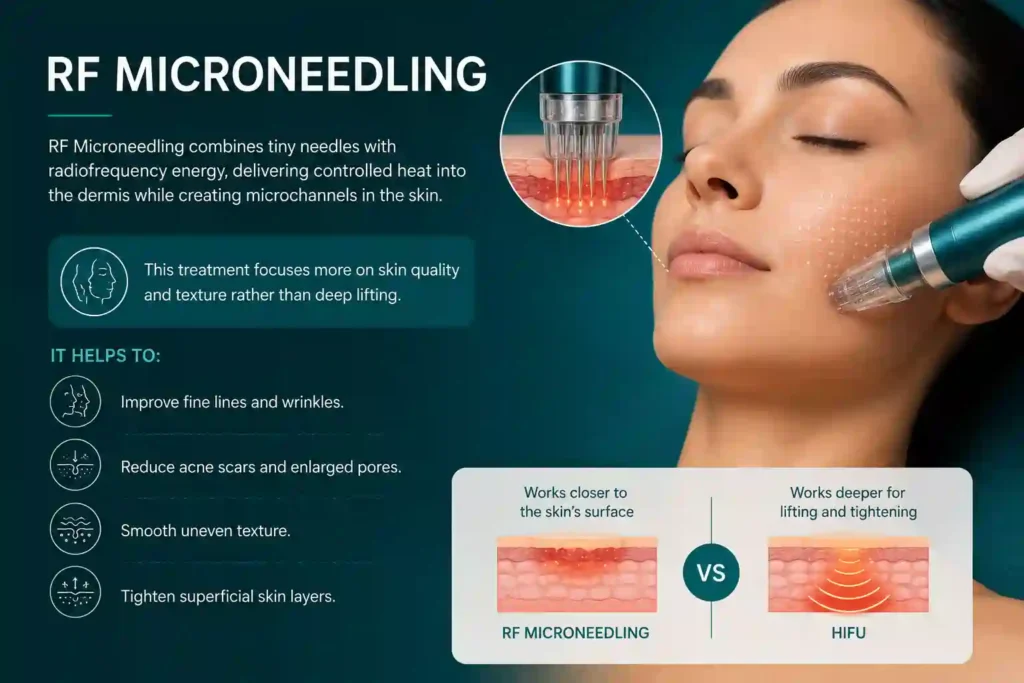 What Does RF Microneedling Do That HIFU Alone Cannot Frimley