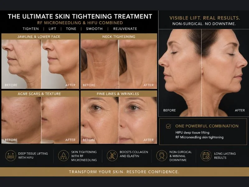 Results of combined treatment for the ultimate skin tightening treatment Frimley